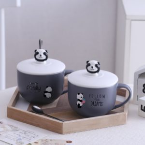Panda Milk Mug Set
