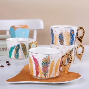 Iver Feather Tea Cup Set