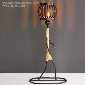 Tribal Edition Metal Candle Holders Style C