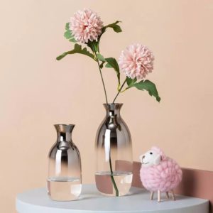 Gradient Bottom Glass Vase Set