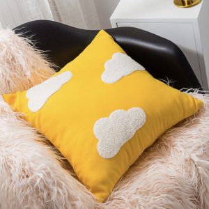 Wonderland in Yellow Cushion Covers and Pillow