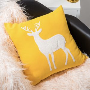 Wonderland in Yellow Cushion Covers and Pillow
