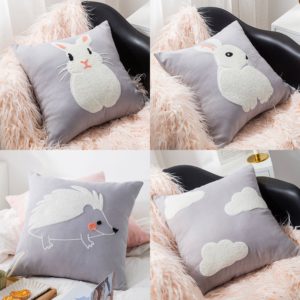 Wonderland in Grey Cushion Covers and Pillow