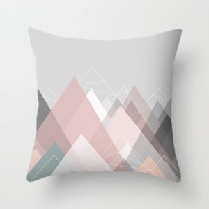 Geometrical Pink Dream Cushion Covers – Style B