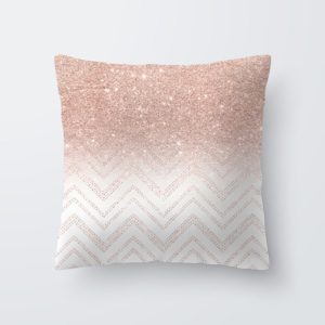 Geometrical Pink Dream Cushion Covers – Style D