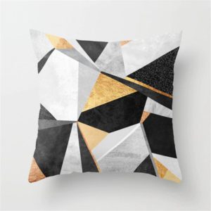 Black Diamond Geometric Cushion Covers – Style D