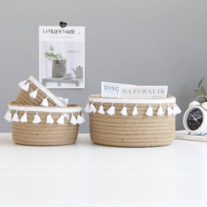 Willow Woven Baskets – Set of 3