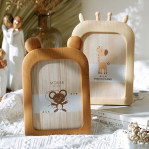 Wooden Finish Cute Photo Frame