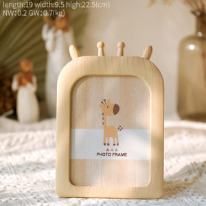Wooden Finish Cute Photo Frame