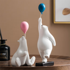 Balloon & Bear Figurine